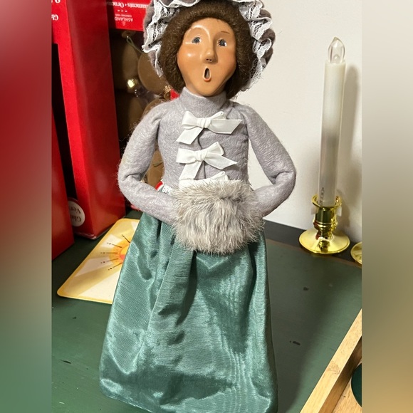 Byers choice drosselmier second edition and lady w bonnet. - Picture 2 of 4